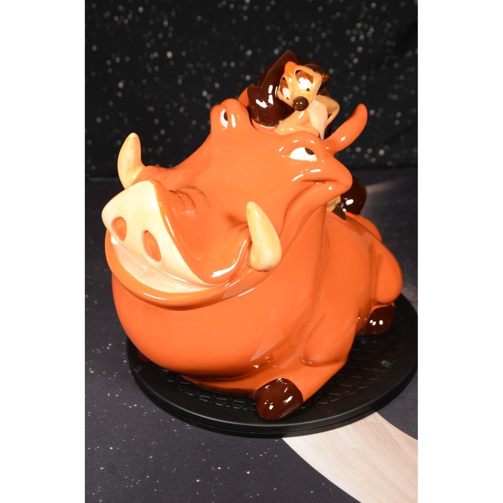 RARE Disney Auctions Pumbaa & Timon Limited Edition 350 Made‎ Cookie Jar BOX
